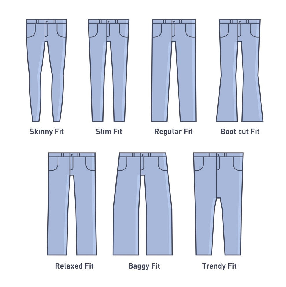 按身形選牛仔褲 - 大屁股,小腿粗,O型腿,無屁股,太瘦牛仔褲穿搭