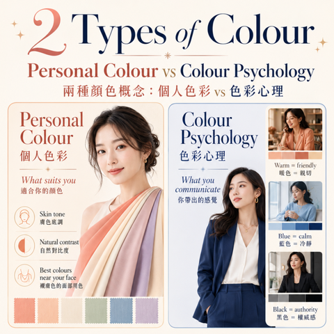 色彩分析與色彩心理學分別｜Personal Colour vs Colour Psychology